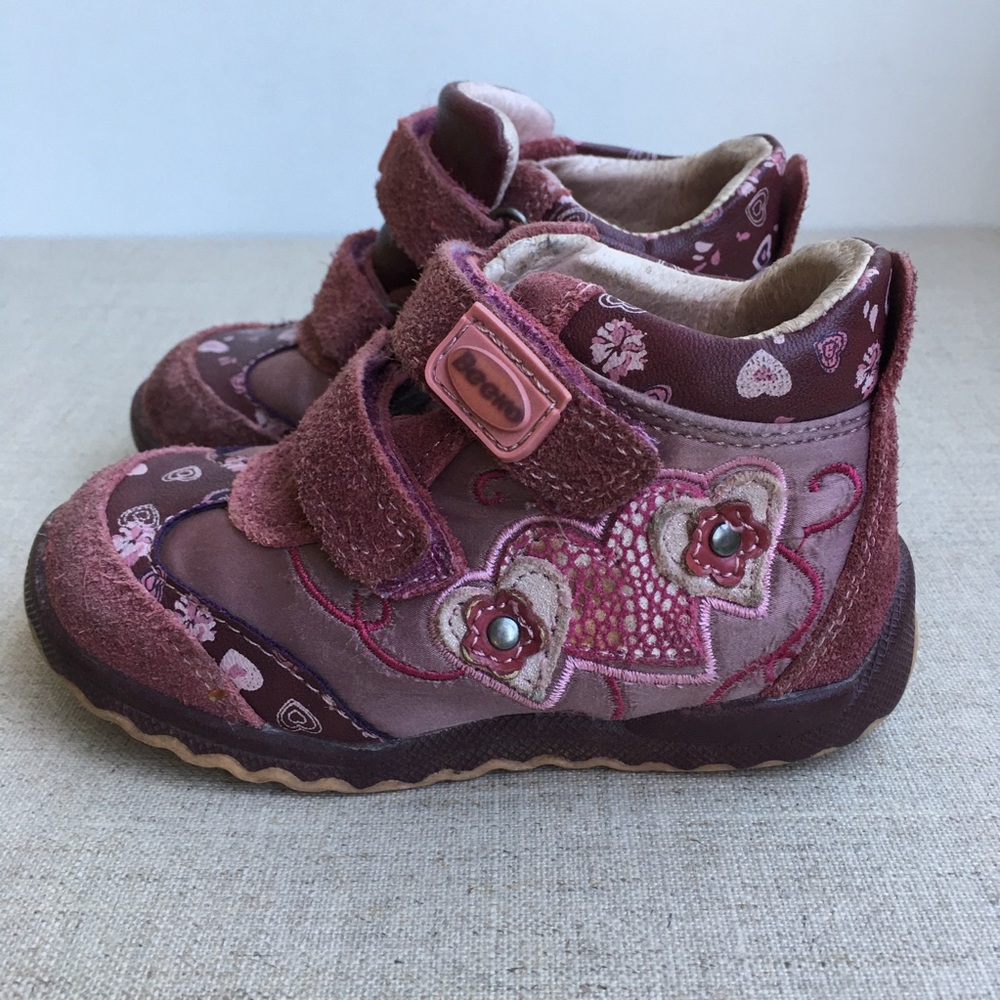 Below Baby Girl EU 21 US 5.5 Pink Booties